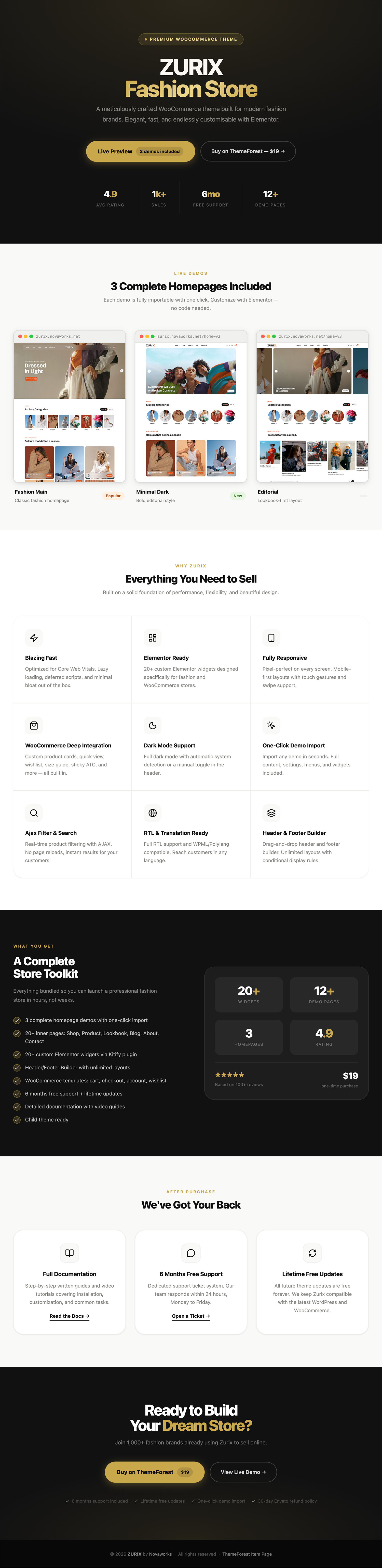 ZURIX - Campaign Driven Urban Fashion WooCommerce Theme - 1