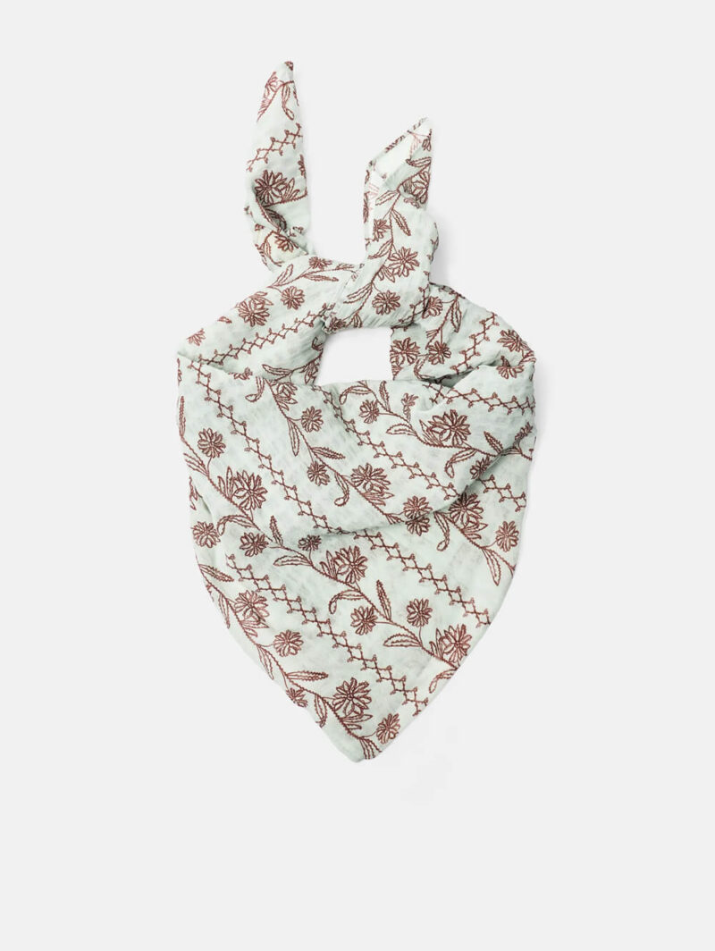 Embroidered scarf