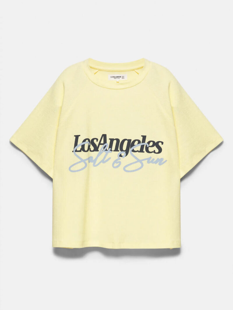 Los Angeles hibiscus floral T-shirt